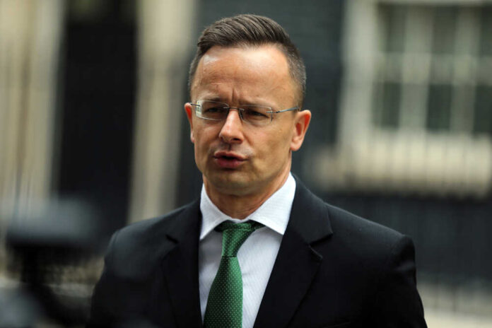 London,,United,Kingdom,-,May,28,2021:,Hungarian,Foreign,Minister