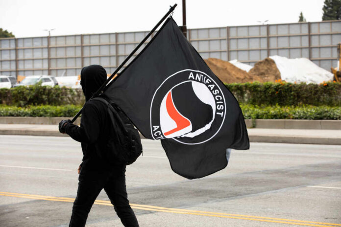 Los,Angeles,,California,,Usa,-,May,15,,2021:,An,Antifa