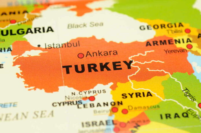 Close,Up,Of,Ankara,,Turkey,On,Map