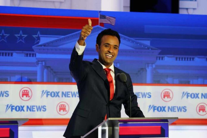 Milwaukee,,Wisconsin,Usa,-,August,23rd,,2023:,Vivek,Ramaswamy,American