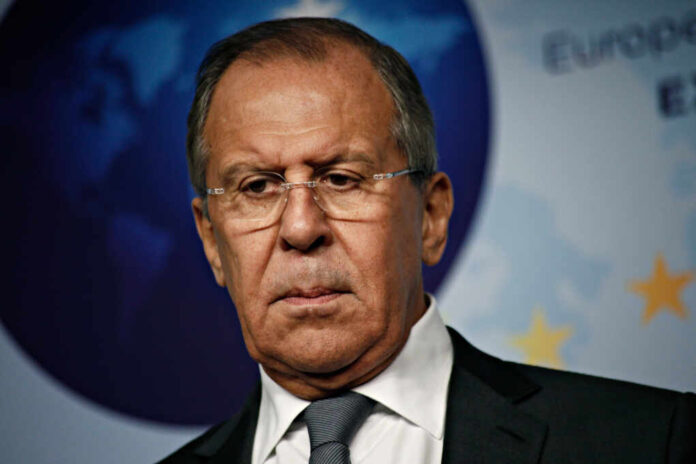 Russian,Foreign,Affairs,Minister,Sergei,Lavrov,And,Federica,Mogherini,,High
