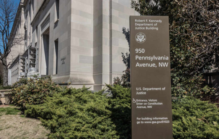 Washington,,Dc,-,March,2018:,Headquarters,Of,The,U.s.,Justice