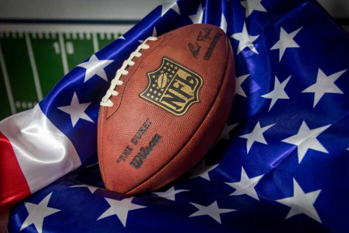 Madrid,,Spain,-,22,September,2021:,Photoshoot,With,An,Nfl