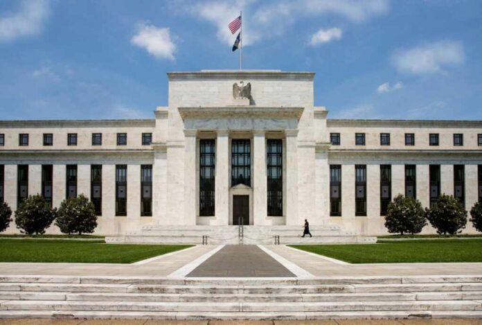 Federal,Reserve,System,Headquarter,Eccles,Building,Frontal,View,In,2022,