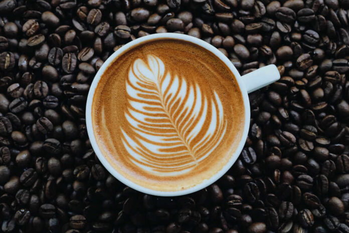 A,Coffee,Latte,And,Coffee,Beans,Roasted