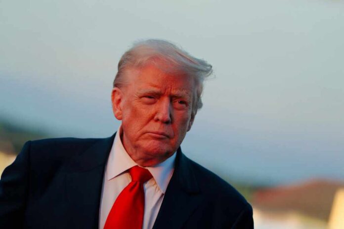 President,Donald,Trump,Speaks,Nearair,Force,One,In,Allentown,,Pennsylvania,