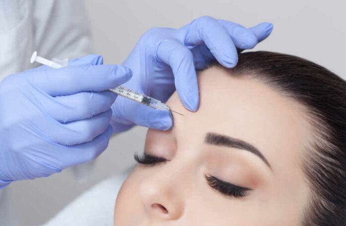 The,Doctor,Cosmetologist,Makes,The,Rejuvenating,Facial,Injections,Procedure,For