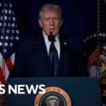 Watch: Trump says combat operations in Iran will continue