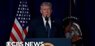 Watch: Trump says combat operations in Iran will continue