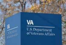 Sign for the U.S. Department of Veterans Affairs