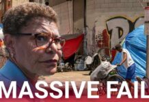 Karen Bass admits LA homelessness crisis is spiralling out of control after broken promise