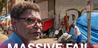 Karen Bass admits LA homelessness crisis is spiralling out of control after broken promise