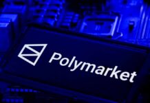 Shocking Bets on Iran War: Who’s Behind? Polymarket logo displayed on a circuit board background