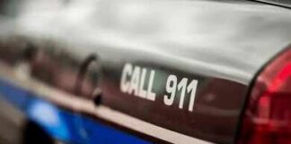 Abandoned Girl, Big Knives — Bureaucracy Sleeps Person making an emergency call to 911 on a smartphone