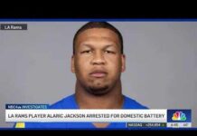 LA Rams player Alaric Jackson arrested for domestic battery