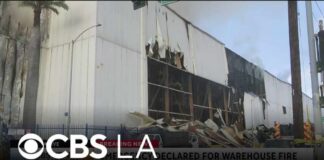 Emergency Powers Fly—Residents Gasp For Air Smoke continues to grow Sunday morning from the Boyle Heights warehouse fire
