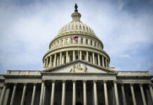 Congress Just Advanced A Labor Takeover The U.S. Capitol building with an American flag flying in front