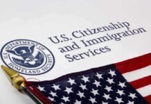 ICE Traffic Stop Authority Restored U.S. Citizenship and Immigration Services document with American flag