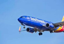 ICE Snags Flight Attendant Mid-Shift Southwest Airlines jet preparing to land
