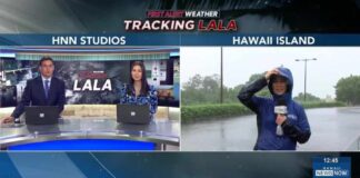 Tropical Storm Lala’s outer bands reach East Hawaii