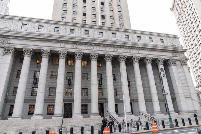 United States courthouse with grand neoclassical columns